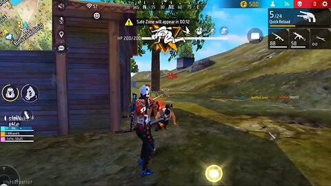 1 VS 4 IMPOSSIBLE GAME PLAY 🎯🗿 Free fire