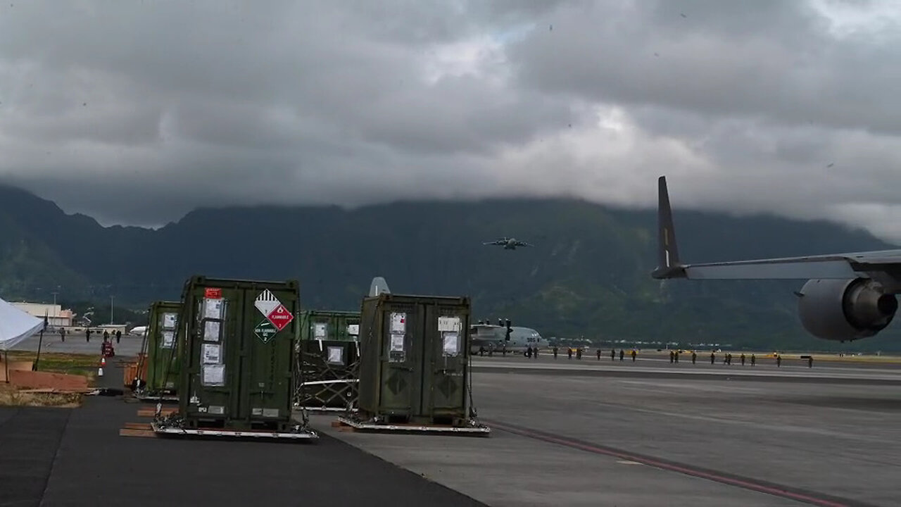 U.S. Air Force C-17A Globemaster III Lands in Hawaii to Support Mobility Guardian 23