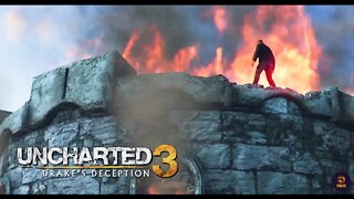 UNCHARTED 3: DRAKE'S DECEPTION #7 Virar Churrasco ou Pular ? Escolha Difícil ! (Em Português PT-BR)