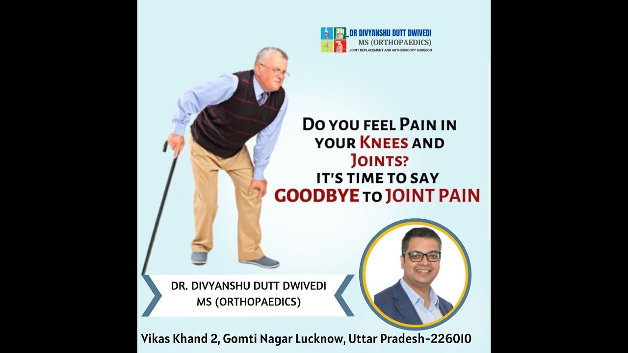 Top Best Orthopaedic Doctors in Lucknow - Dr. Divyanshu Dutt Dwivedi