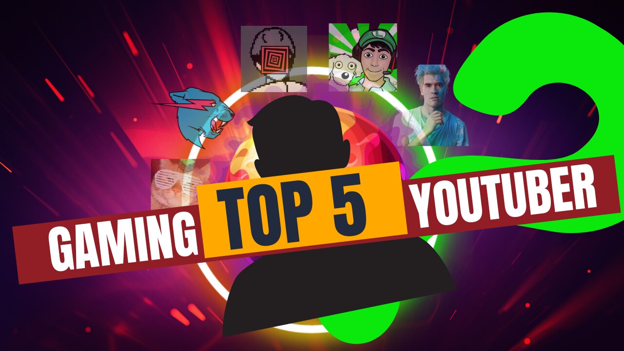 World top 5 gaming youtuber ???!!!!