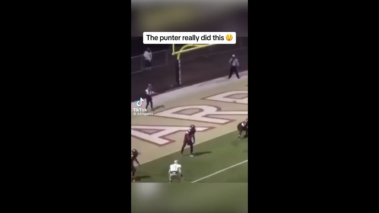 All Hail the Punter!! 😮