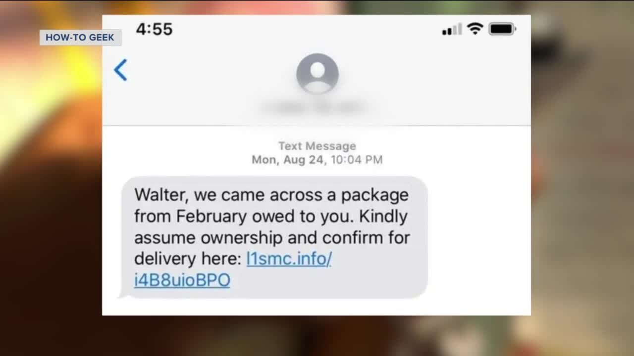 Criminals are sending texts that mimic delivery notifications; Ways to identify a bogus delivery text alert