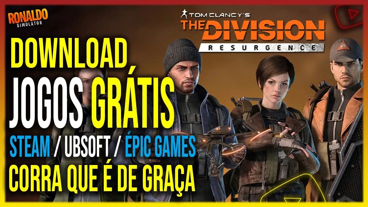 ▶️5 NOVOS JOGOS GRÁTIS NA STEAM EPIC GAMES E UBSOFT CORRA QUE É DE GRAÇA