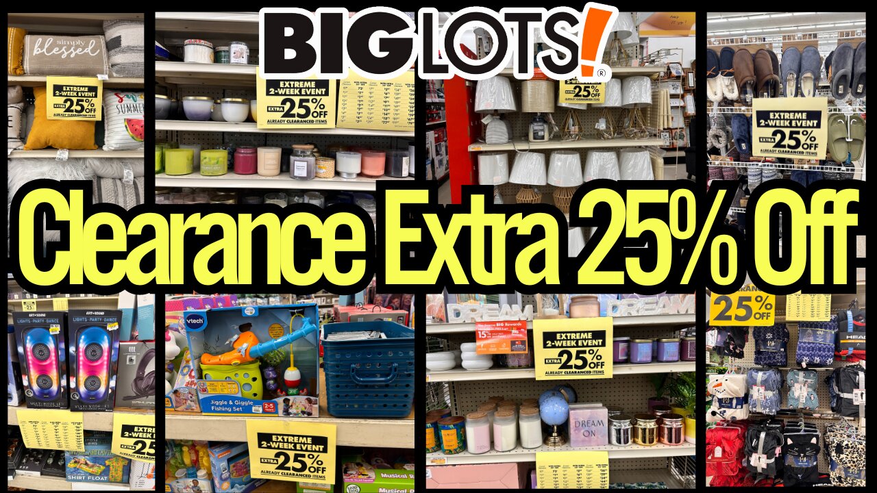 Big Lots Clearance Deals🏃🏽♀️🔥Big Lots Save an Extra 25% Off Clearance🏃🏽♀️🔥Big Lots 2024