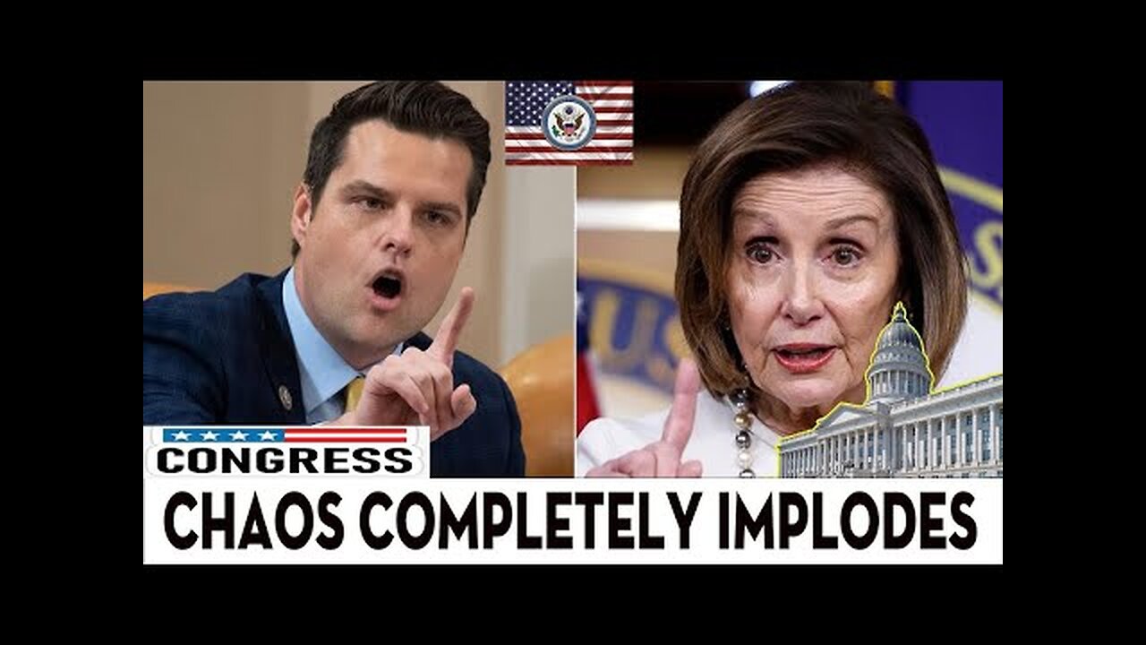 CHAOS COMPLETELY IMPLODES When Matt Gaetz BRINGS UP Pelosi's 'Janurary riot' DIRT