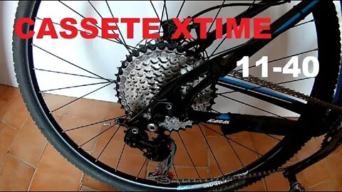 Dica Cassete Xtime 9 velocidade 11-40 Dentes