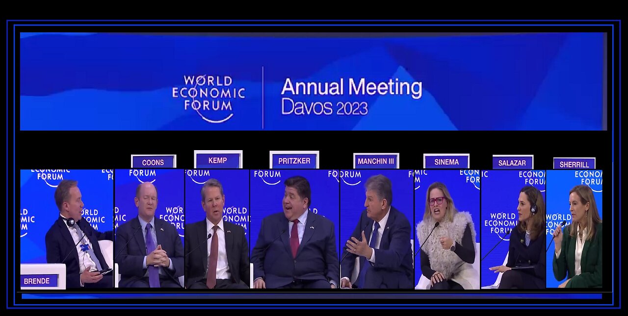 — Political Elites Tell Davos Pres Borge Brende How US Taxes Will Pay For It All + (1-18-2023)