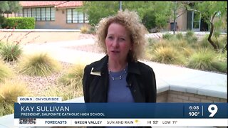 Salpointe Catholic High School first day of school