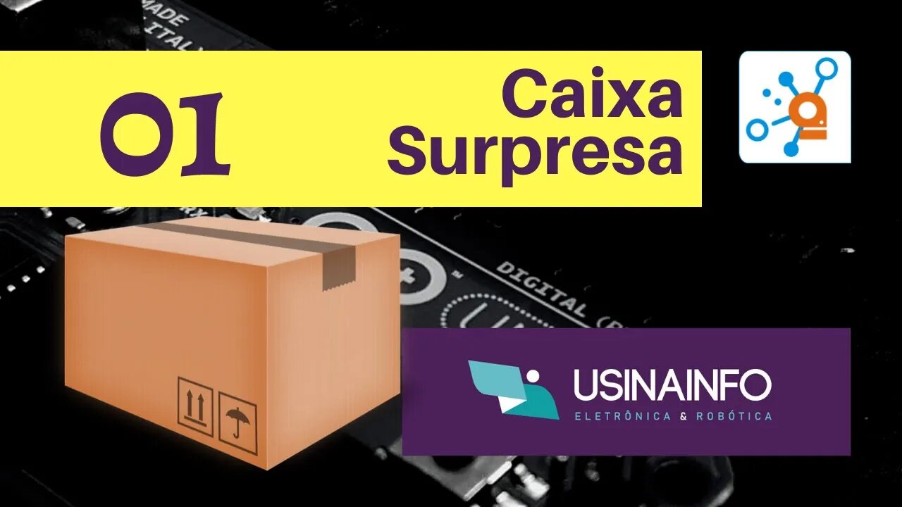 Caixa Surpresa: Sensores, EEPROM e Voz Arduino - @Usinainfo Eletrônica e Robótica