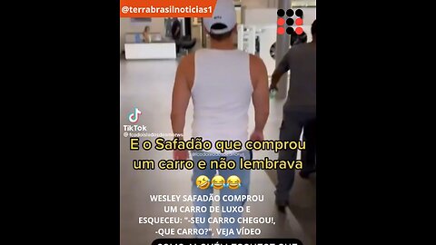 Wesley Safadão comprou um carro de luxo e esqueceu: "-seu carro chegou!”, “-que carro?"; VEJA VÍDEO