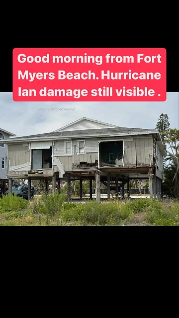 Good morning from Fort Myers Beach. #Hurricane #Ian damage still visible .