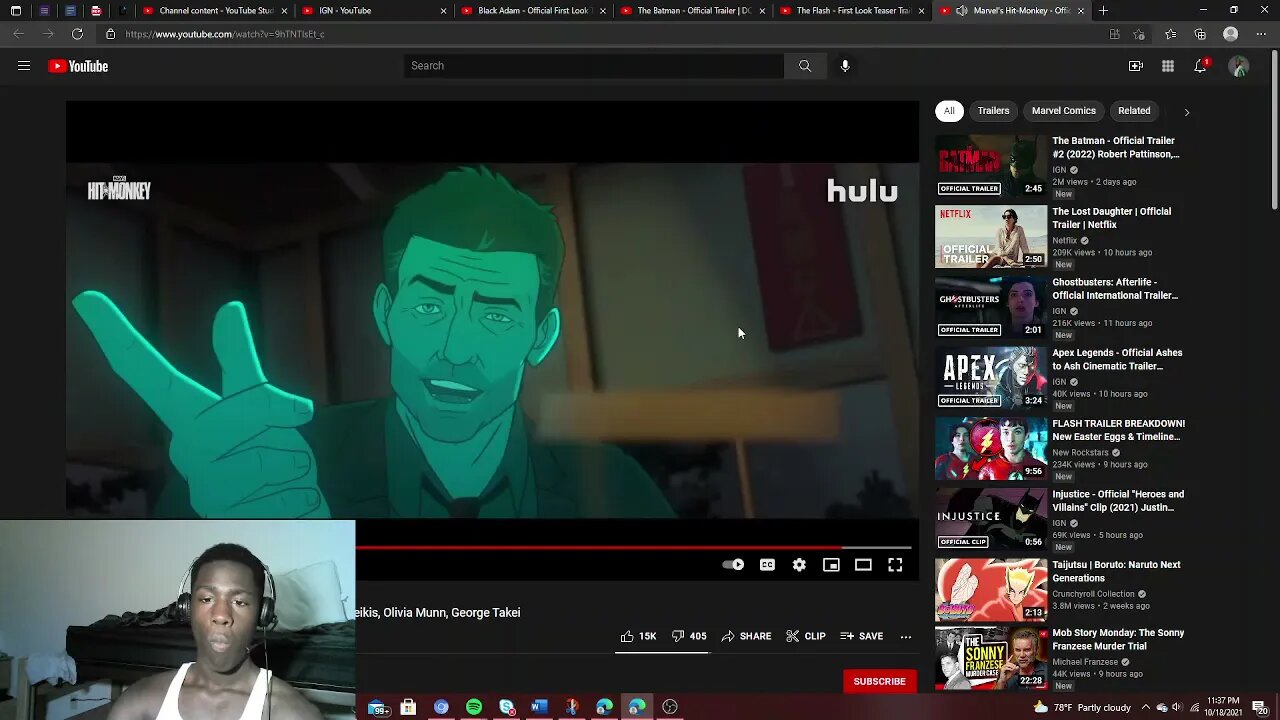 REACTION!!!Marvel’s Hit-Monkey - Official Trailer (2021)