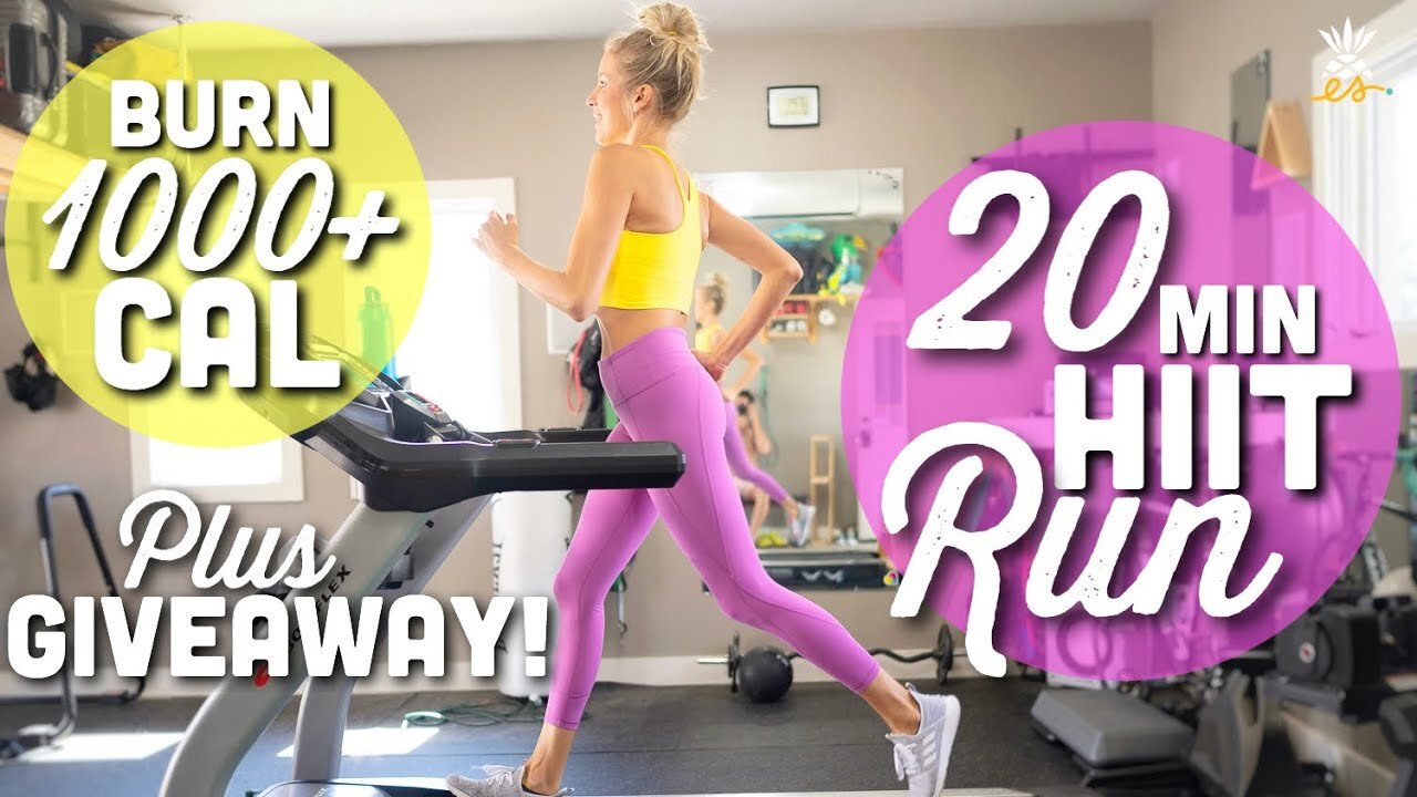 20-Minute Interval Run + Giveaway! Burn 1000+ Calories