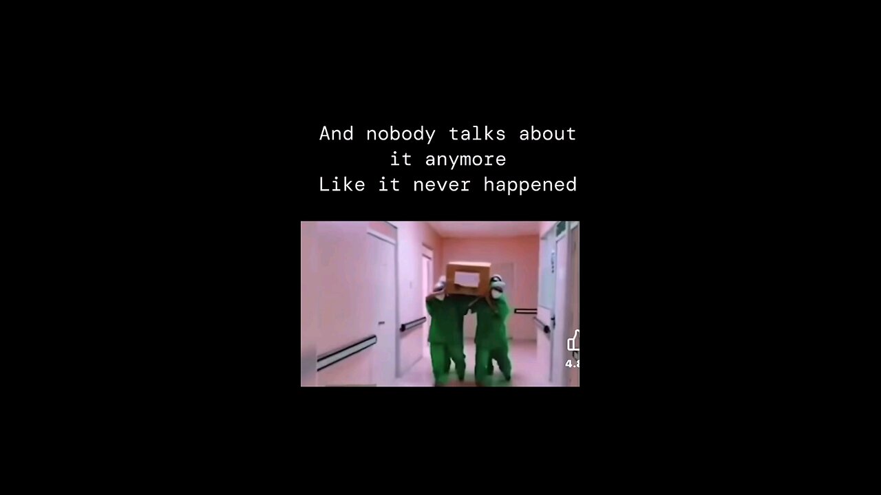 And Nobody Talks About it Anymore, Like it Never Happened.