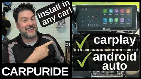 Carpuride Review: adding carplay or Android Auto to ANY vehicle. CARPURIDE W103 [522]