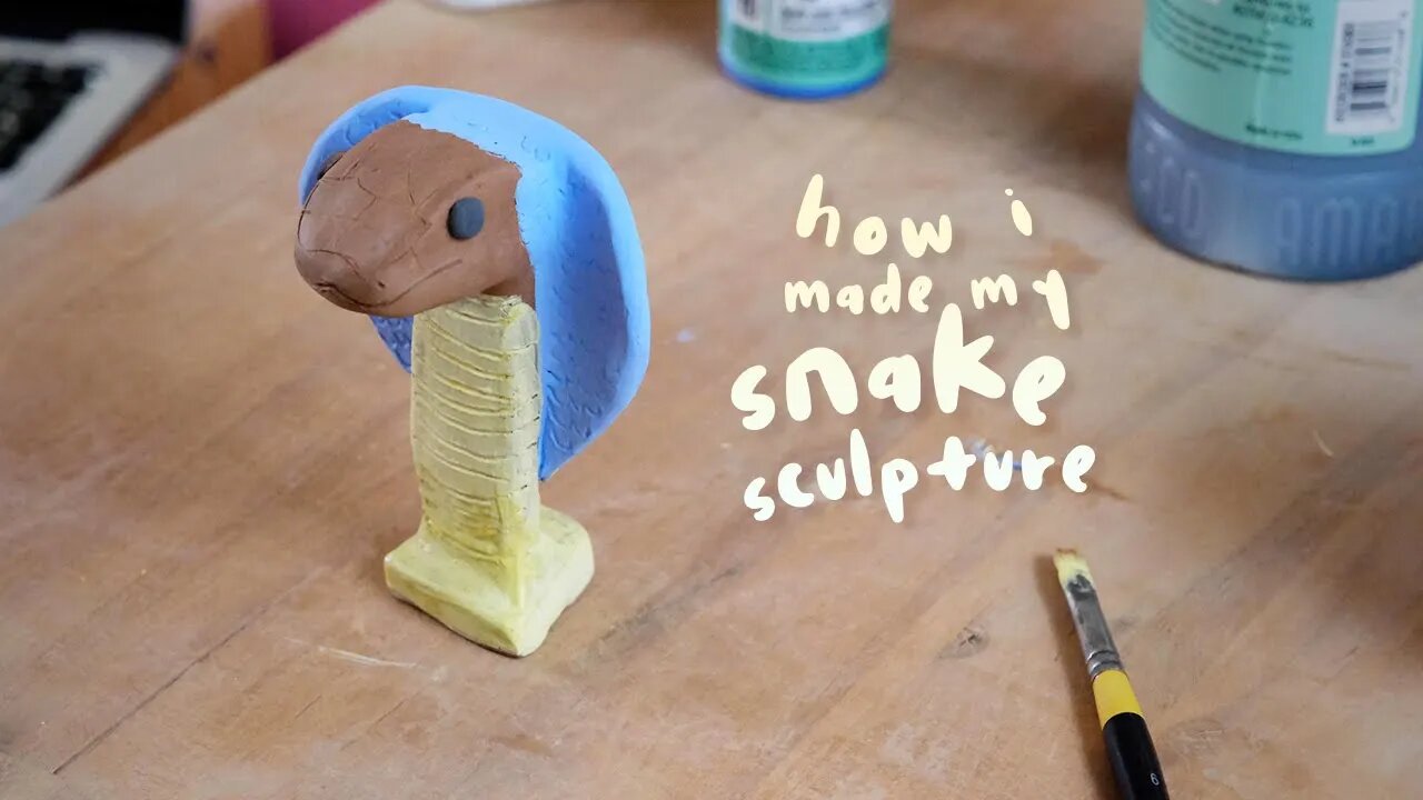 chill with me, making a snake sculpture 🐍 Pottery Studio