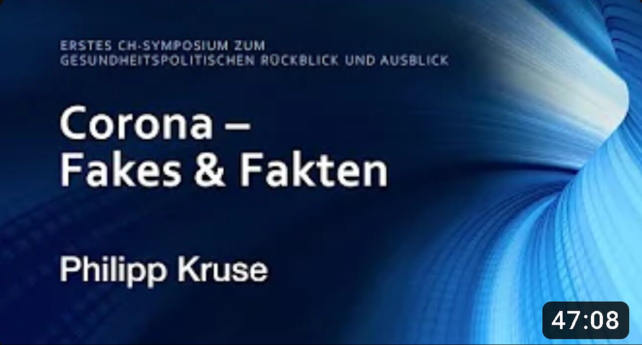 April 22, 2024..🥇🎇...🇩🇪 🇦🇹 🇨🇭 🇪🇺 ☝️👉🇪🇺Philipp Kruse： 🚨WHO Symposium Zürich Altstetten