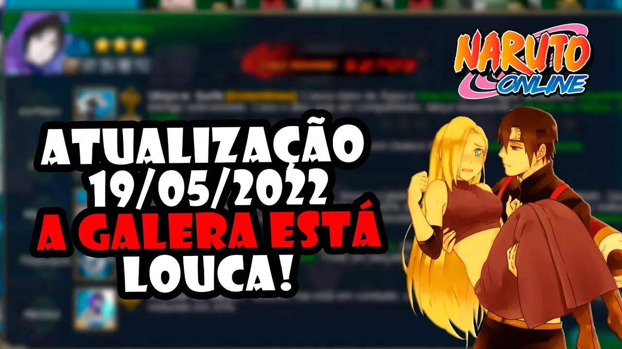 Atualização Naruto Online 19/05/2022 - HOJE EU ESTOU LOCÃO. Sai traje de banho? #NarutoOnline