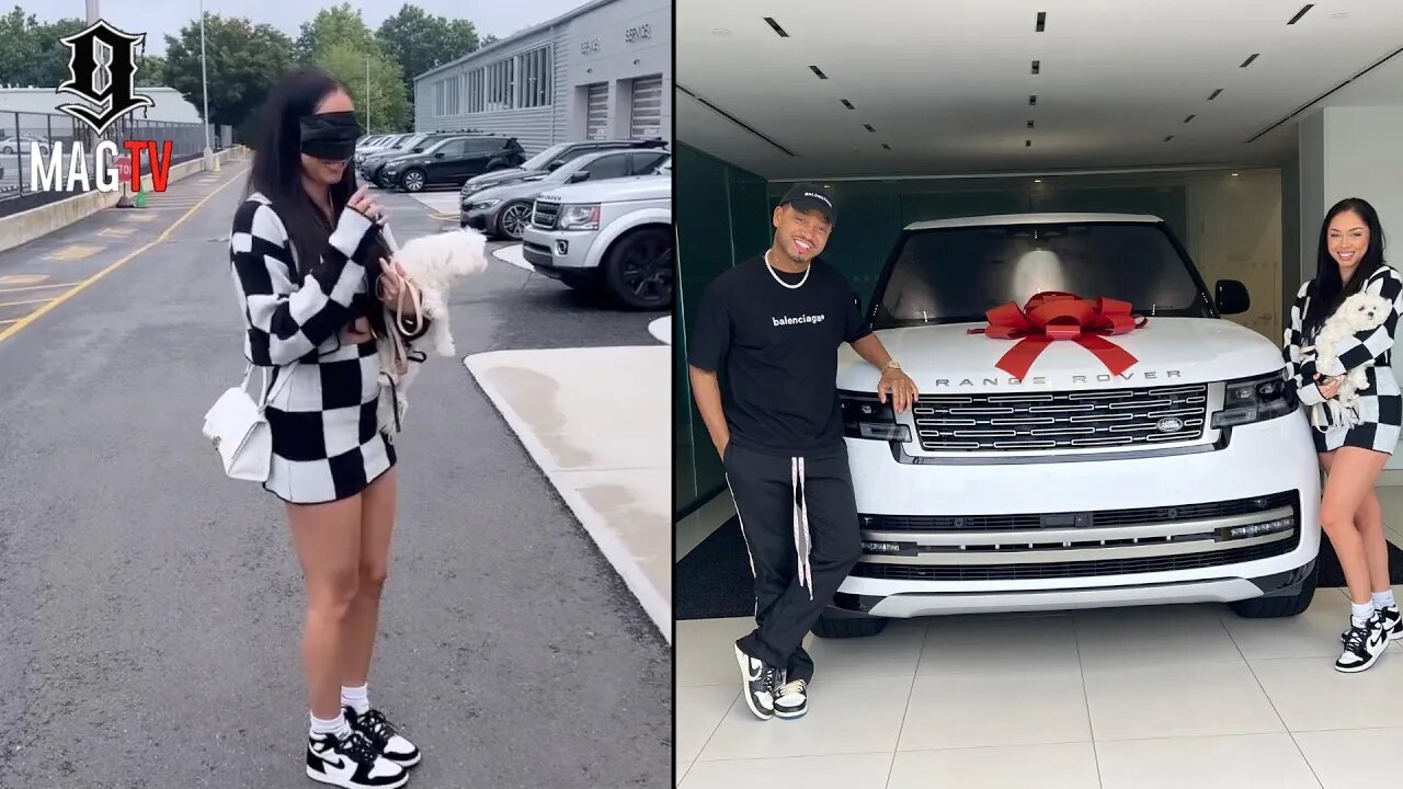 Terrence J Surprises "GF" Mikalah Styles With A 2023 Range Rover For Her B-Day! 🚘