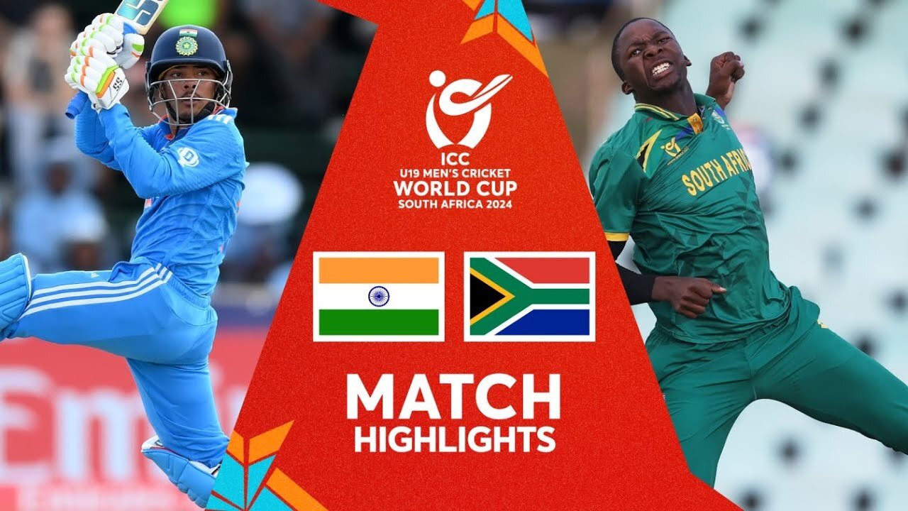 India v South Africa | Semi-final Match Highlights | U19 CWC 2024