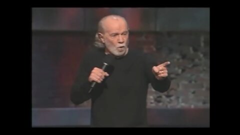 The Irony Is That George Carlin Never Said a Single Joke.