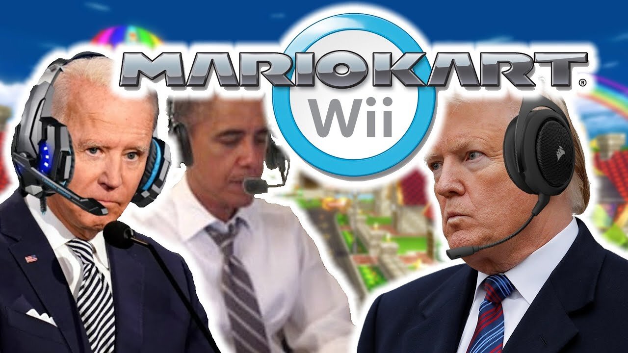 US Presidents Play Mario Kart Wii