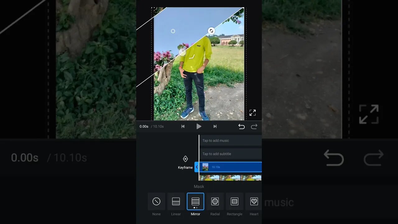 Photo Reveal in VN Video Editor #shorts #vn #vnvideoeditor #viral #edit #editing