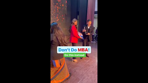 Don't do MBA