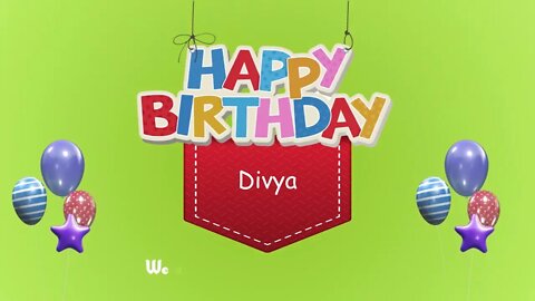 Wish you a Very Happy Birthday Divya