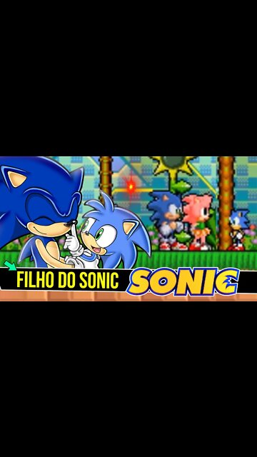 HISTORIA do FILHO do SONIC | Sonic JR #shorts