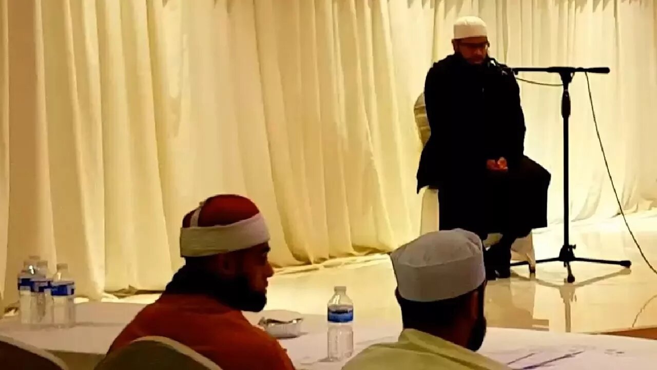 Abdullah Al-Mamun reciting at the Eastern Pavilion Banqueting Hall Oldham 2017