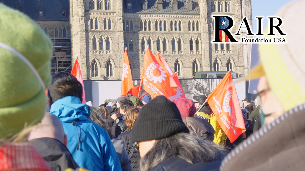 Hamas anti-Israel protest P-Hill Ottawa Nov 12 2023
