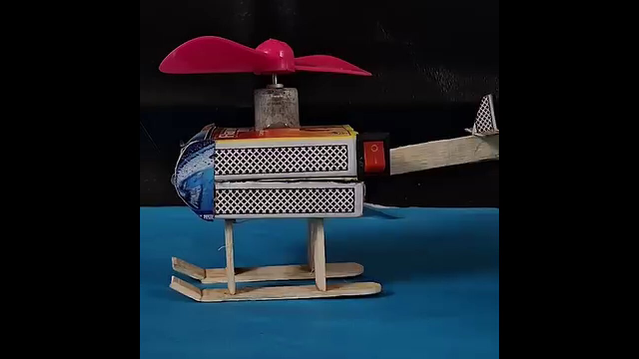 How to Make Flying Matchbox Helicopter Diy Toy Helicopter | How to Make Flying Matchbox #shorts