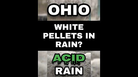 WHITE PELLET ACID RAIN IN OHIO