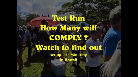 15 minute city test in Devastated Hawaii