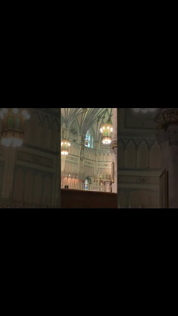 Inside a beautiful church