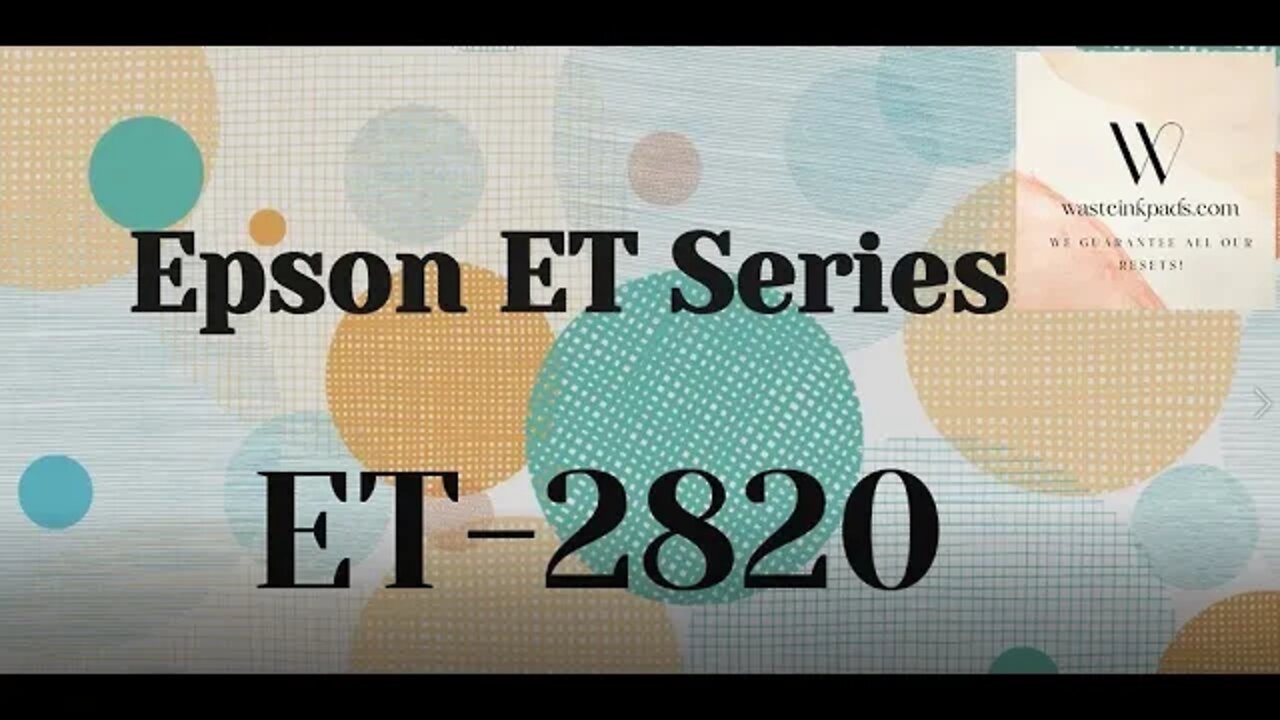 Epson ET Series ET 2820