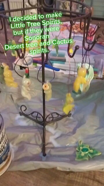 Tree Spirits from Princess Mononoke but If Cactus