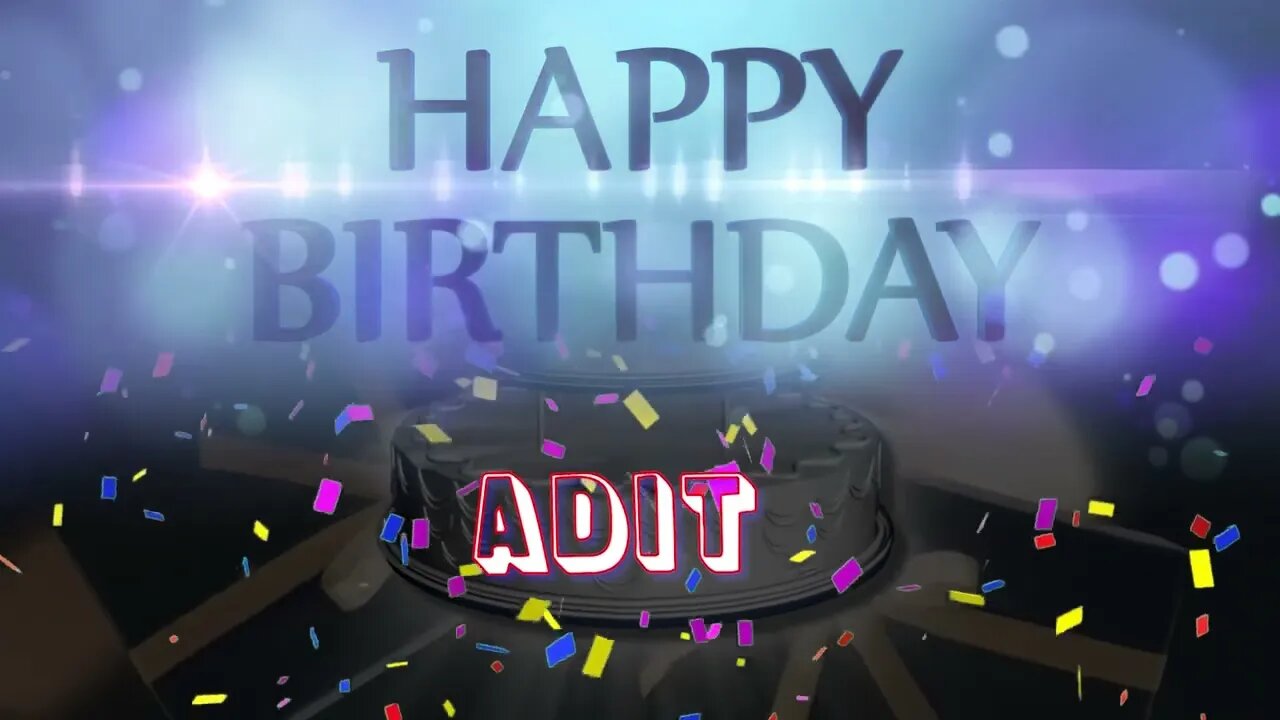 Wish you a very Happy Birthday Adit from Birthday Bash