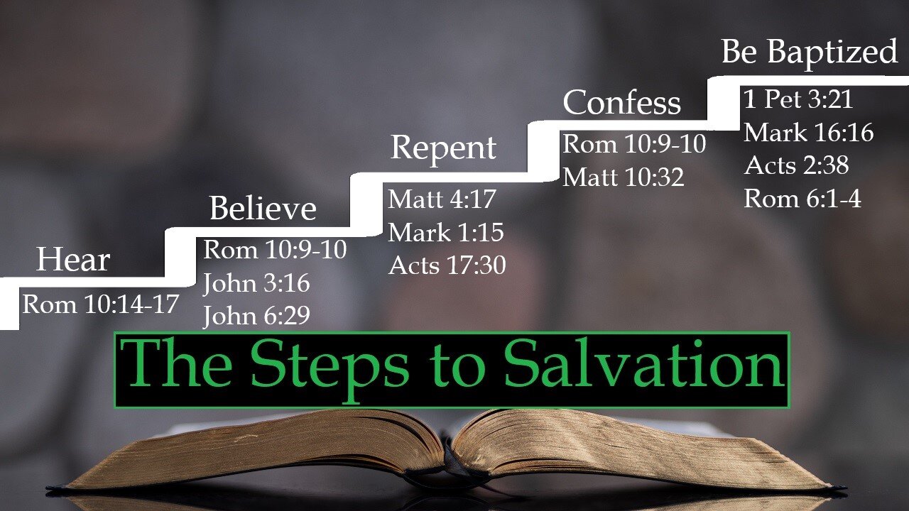 Salvation Series Pt 01: The Steps to Salvation (Sermon)