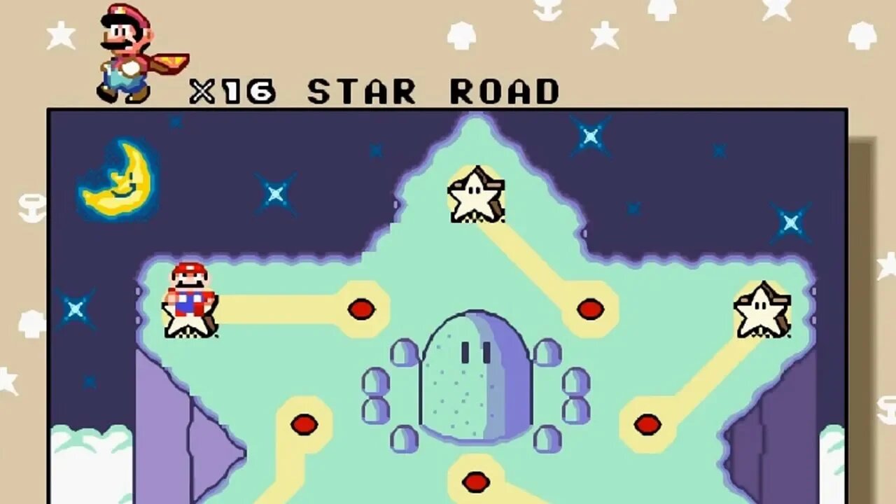 2ND Entrance to STAR ROAD | Super Mario World SNES