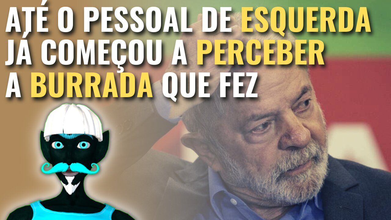 LULA QUER a VOLTA da ROUBALHEIRA, e até o pessoal de ESQUERDA já começou a PERCEBER... QUEM DIRIA?