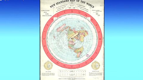 Flat Earth Smarts 11, The Missing Link, AE Map! Azimuthal Equidistant! Ajaycee1844