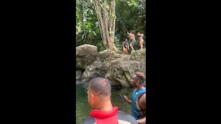 My kid in Puerto Rico