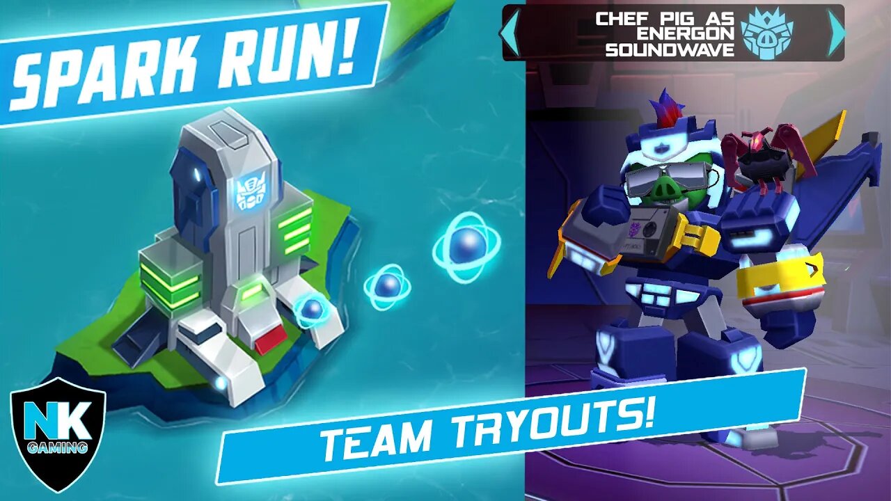 Angry Birds Transformers 2.0 - Spark Run Tryouts - Level 168 - Featuring Energon Soundwave