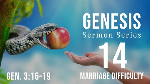 Genesis Sermon Series 14. Marriage Difficulty. Genesis 3:16-19. Dr. Andy Woods