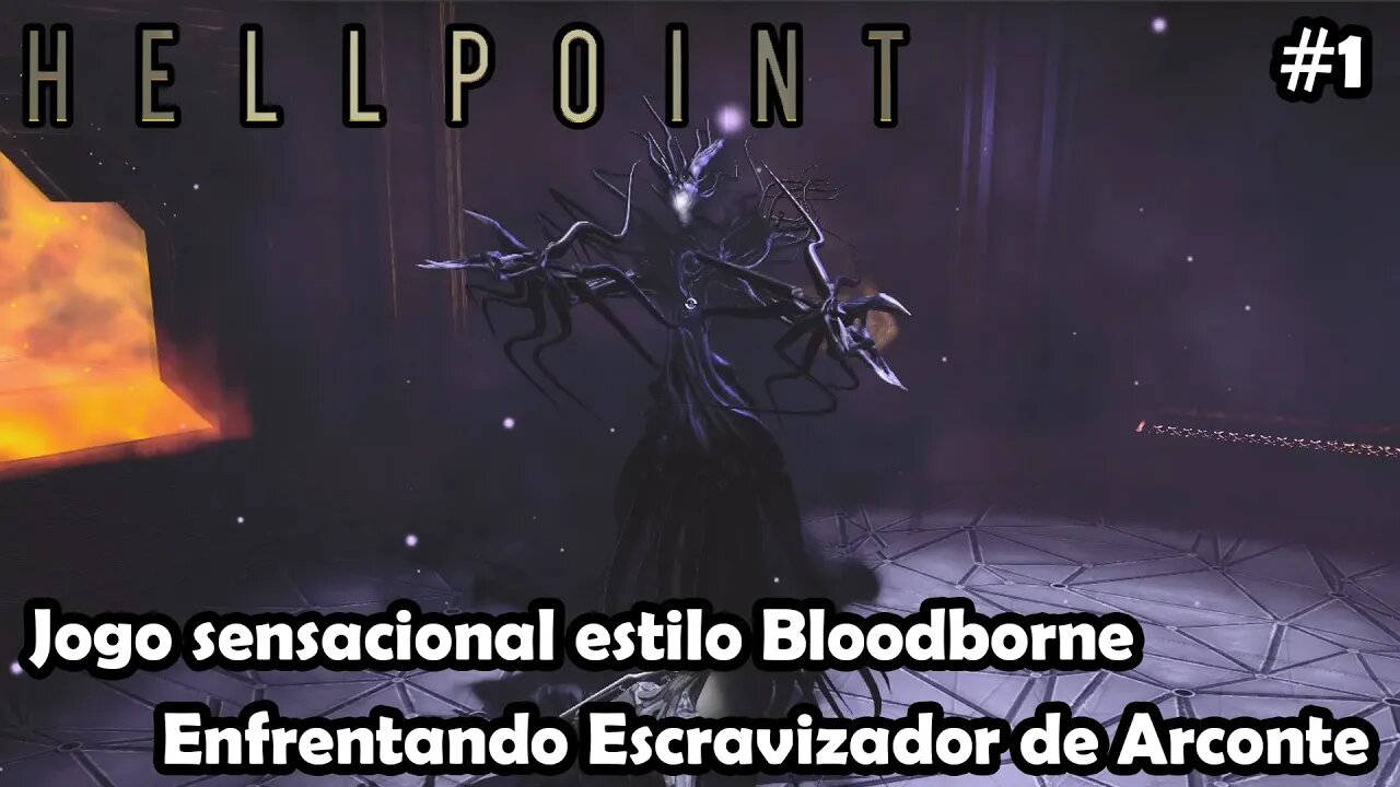 Hellpoint - O Bloodborne do espaço! Novo jogo soulslike Gameplay PT-BR