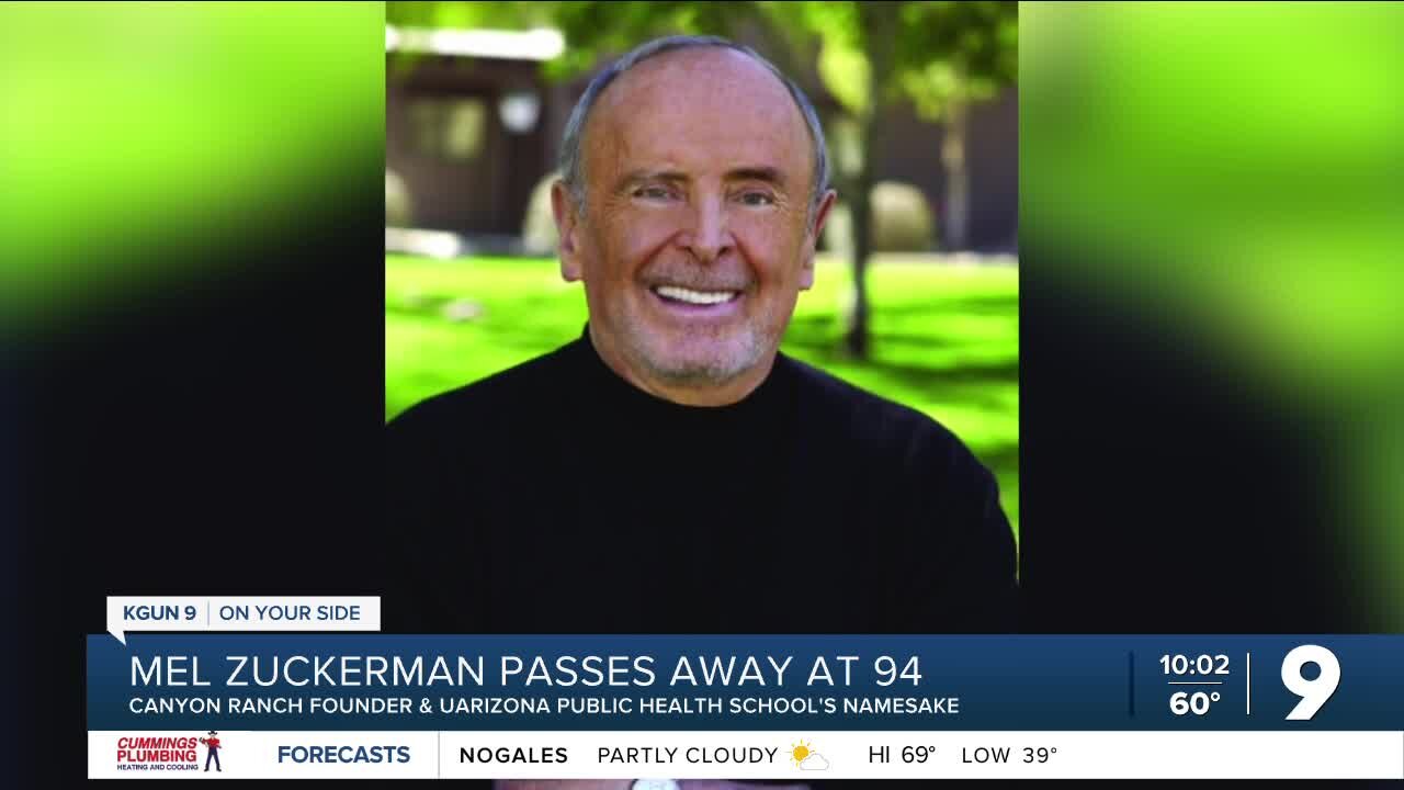 Canyon Ranch founder, public health advocate Mel Zuckerman dies at 94