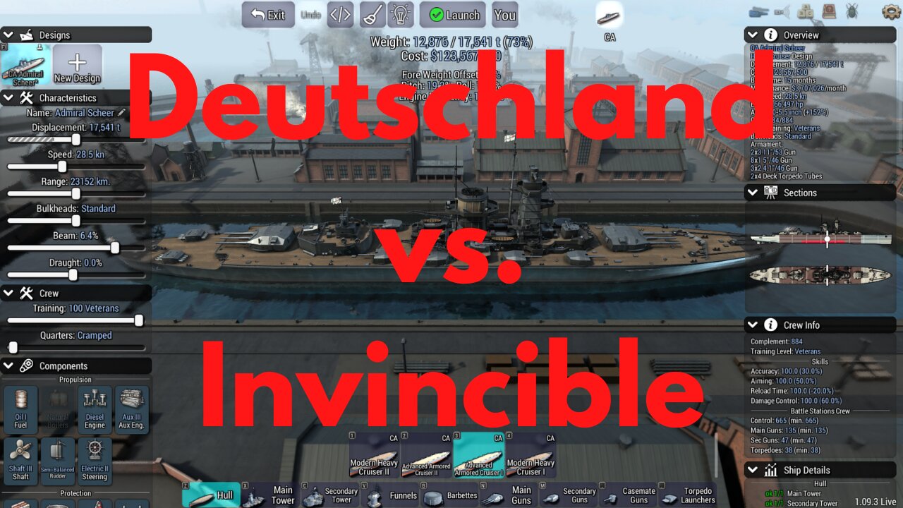 Deutschland vs Invincible